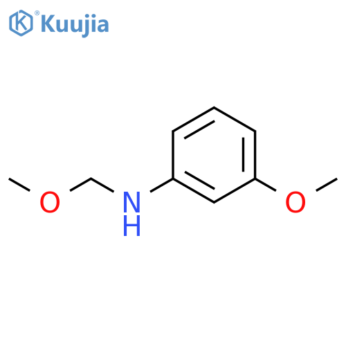 Benzenamine,3-methoxy-N-(methoxymethyl)- structure