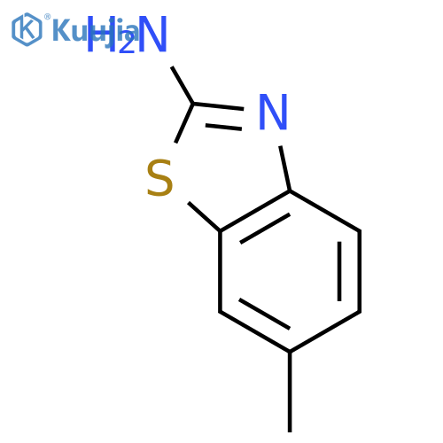 6-methyl-1,3-benzothiazol-2-amine structure