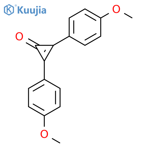 2,3-Bis(4-methoxyphenyl)cyclopropenone structure