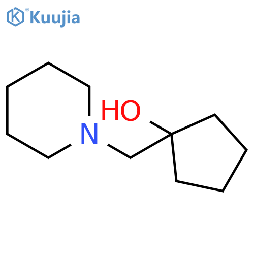 1-[(piperidin-1-yl)methyl]cyclopentan-1-ol structure