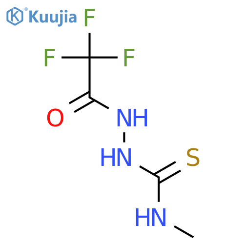 Acetic acid,2,2,2-trifluoro-, 2-[(methylamino)thioxomethyl]hydrazide structure