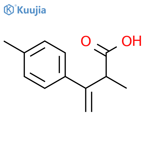 Benzenepropanoic acid, a,4-dimethyl-b-methylene- structure