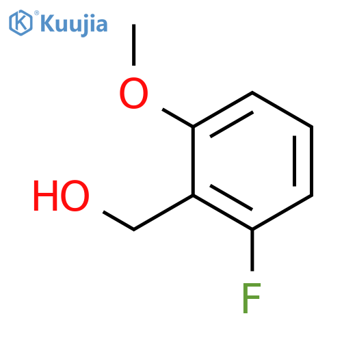 2-Fluoro-6-methoxybenzyl alcohol structure