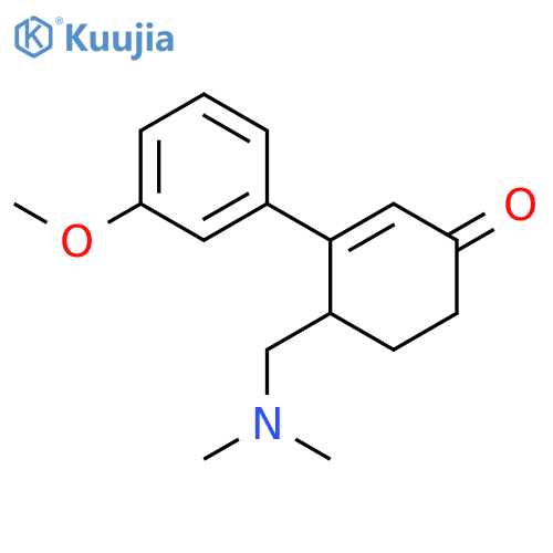 2-Cyclohexen-1-one, 4-[(dimethylamino)methyl]-3-(3-methoxyphenyl)- structure