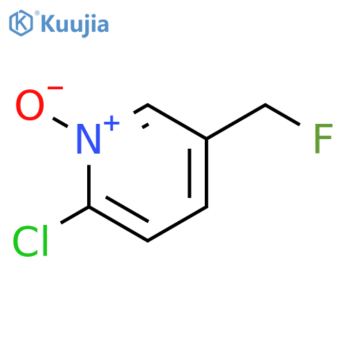 Pyridine, 2-chloro-5-(fluoromethyl)-, 1-oxide structure