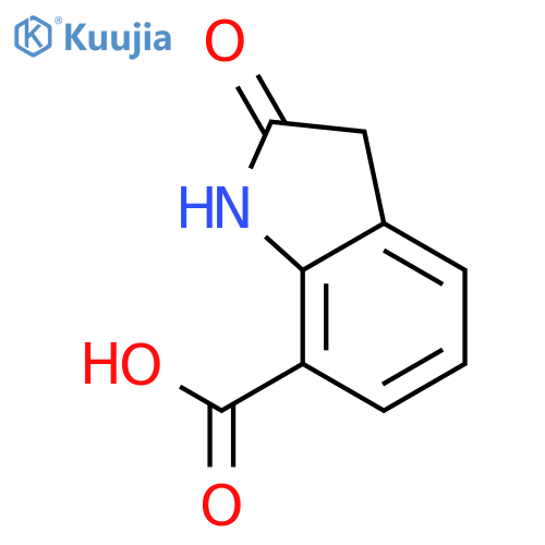 2-oxo-2,3-dihydro-1H-indole-7-carboxylic acid structure