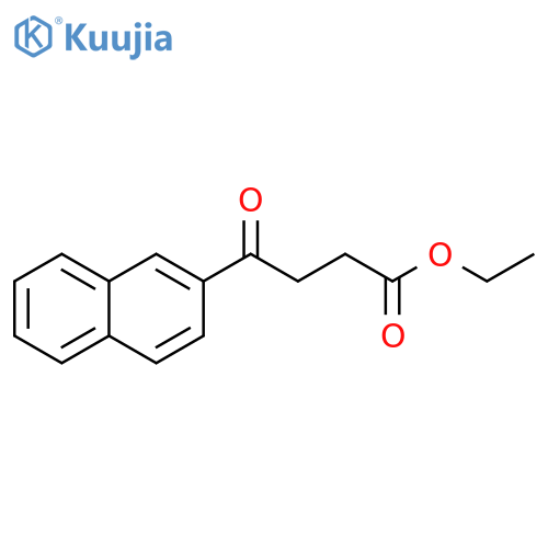 Ethyl 4-(2-naphthyl)-4-oxobutyrate structure