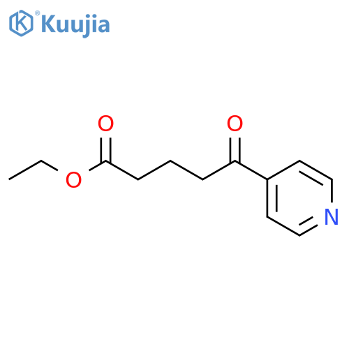 Ethyl 5-oxo-5-(4-pyridyl)valerate structure