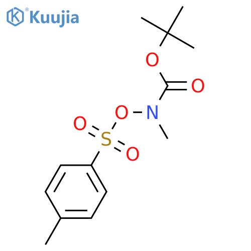 tert-Butyl N-Methyl-N-(4-methylbenzenesulfonyl)oxycarbamate structure