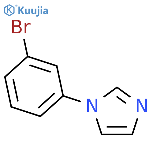 1H-Imidazole,1-(3-bromophenyl)- structure