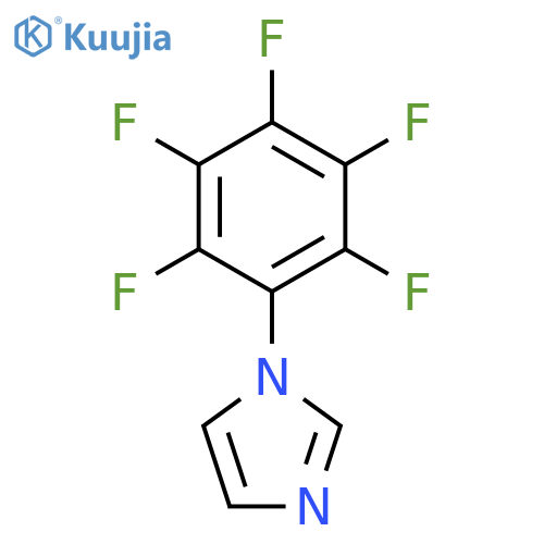 1H-Imidazole, 1-(pentafluorophenyl)- structure