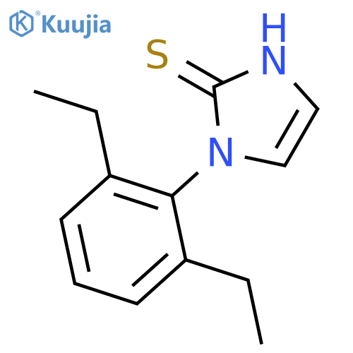 1-(2,6-diethylphenyl)-1H-imidazole-2-thiol structure