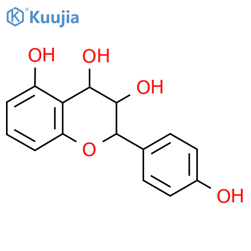 3,4-Dihydro-2-(4-hydroxyphenyl)-2H-1-benzopyran-3,4,5-triol structure
