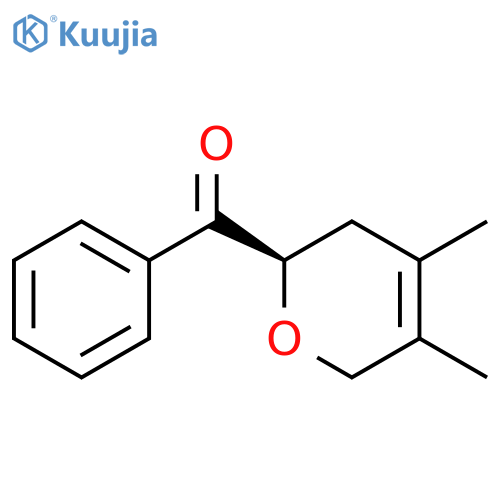 Methanone, [(2R)-3,6-dihydro-4,5-dimethyl-2H-pyran-2-yl]phenyl- structure