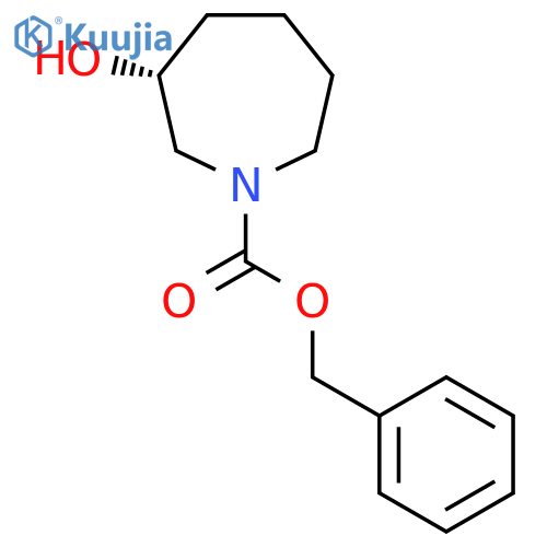 benzyl (3R)-3-hydroxyazepane-1-carboxylate structure