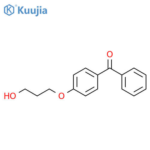 Methanone, [4-(3-hydroxypropoxy)phenyl]phenyl- structure