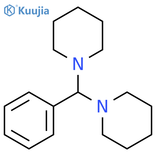 Piperidine,1,1'-(phenylmethylene)bis- structure