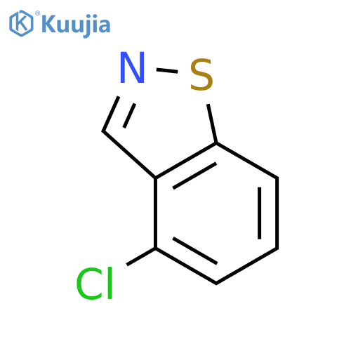 1,2-Benzisothiazole,4-chloro- structure