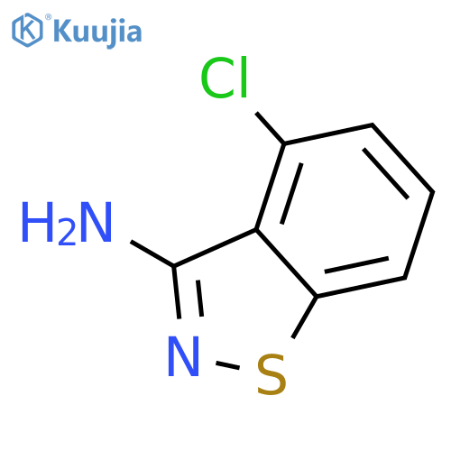4-Chloro-1,2-benzisothiazol-3-amine structure