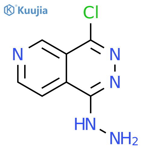 Pyrido[3,4-d]pyridazine, 4-chloro-1-hydrazinyl- structure
