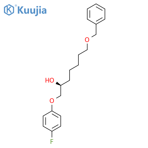(2S)-7-(Benzyloxy)-1-(4-fluorophenoxy)heptan-2-OL structure