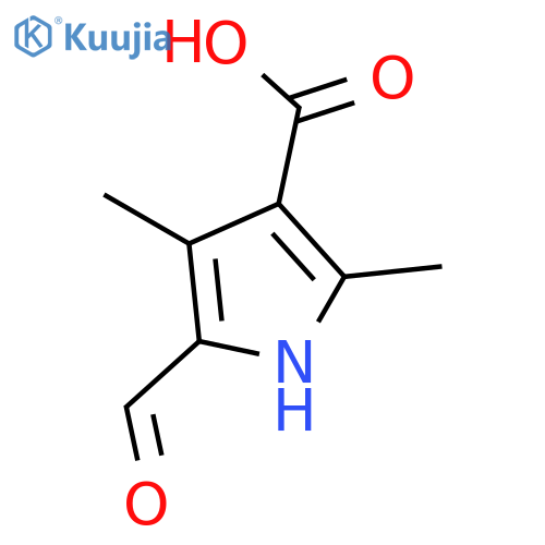 5-Formyl-2,4-dimethyl-1H-pyrrole-3-carboxylic Acid structure