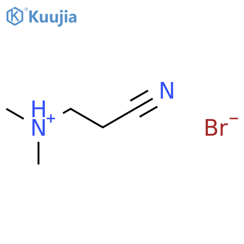 Propanenitrile,3-(dimethylamino)-, hydrobromide (1:1) structure