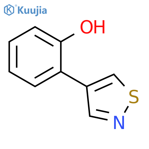 Phenol, 2-(4-isothiazolyl)- structure