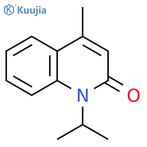 1-ISOPROPYL-4-METHYL-2(1H)-QUINOLINONE structure