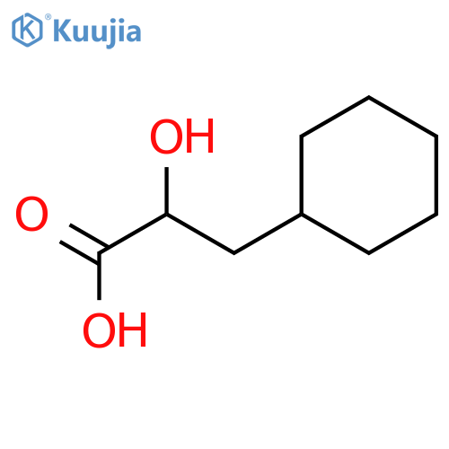 3-cyclohexyl-2-hydroxy-propanoic acid structure
