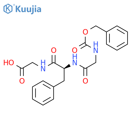 GLYCINE, N-[N-[N-[(PHENYLMETHOXY)CARBONYL]GLYCYL]-L-PHENYLALANYL]- structure