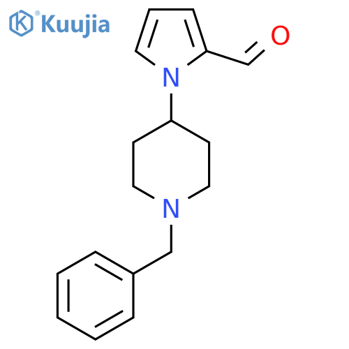 1-(1-Benzylpiperidin-4-yl)-1H-pyrrole-2-carbaldehyde structure