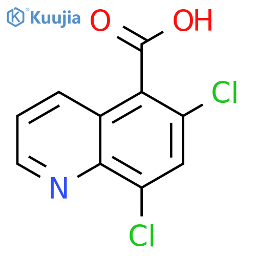 6,8-dichloroquinoline-5-carboxylic acid structure