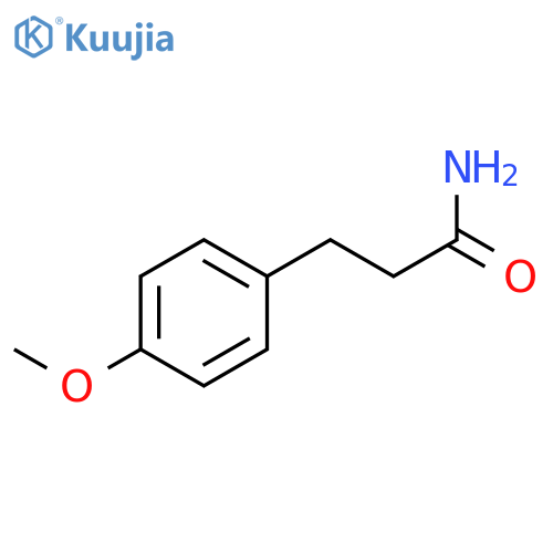3-(4-Methoxyphenyl)propionamide structure