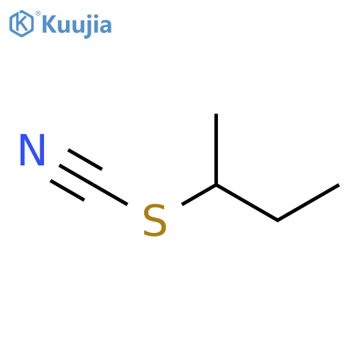 Thiocyanic acid, 1-methylpropyl ester structure