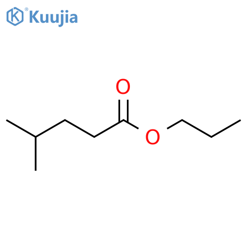 propyl 4-methylpentanoate structure