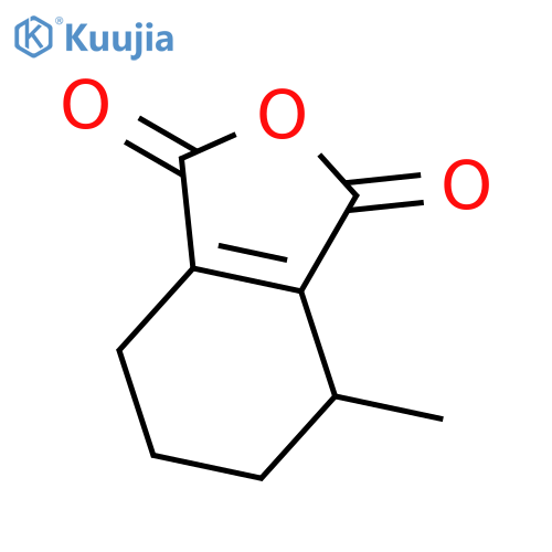 3-Methyl-3,4,5,6-tetrahydrophthalic acid anhydride structure