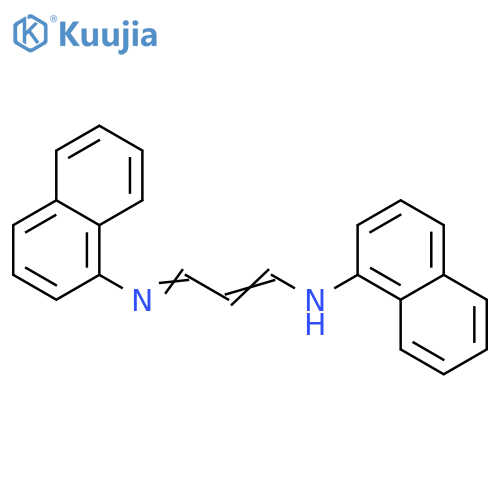 1-Naphthylamine, N,N'-1-propen-1-yl-3-ylidenebis- (8CI) structure