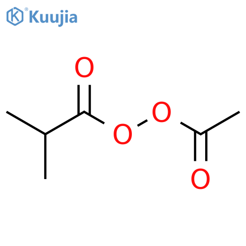 Peroxide, acetyl 2-methyl-1-oxopropyl structure