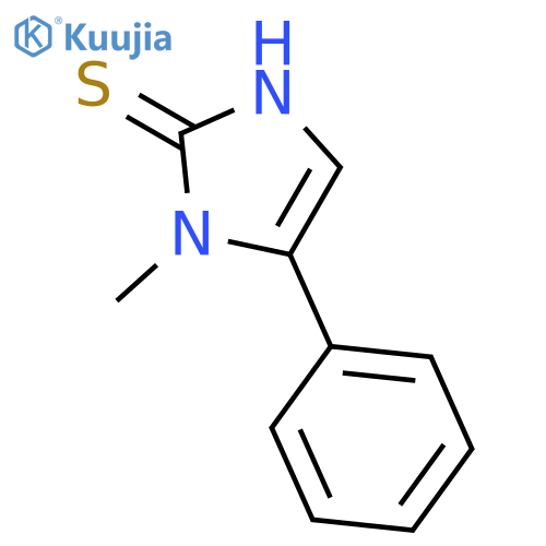 1-methyl-5-phenyl-2,3-dihydro-1H-imidazole-2-thione structure