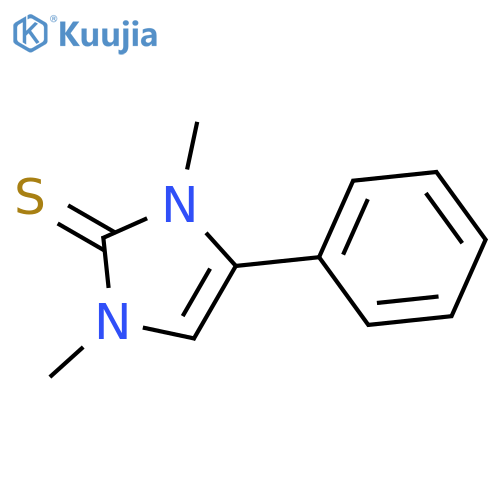 2H-Imidazole-2-thione, 1,3-dihydro-1,3-dimethyl-4-phenyl- structure