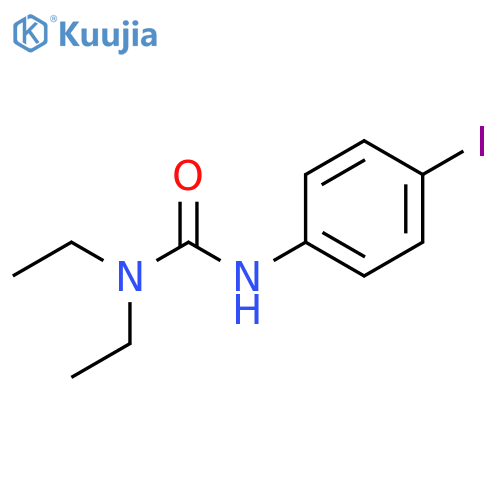 3,3-diethyl-1-(4-iodophenyl)urea structure