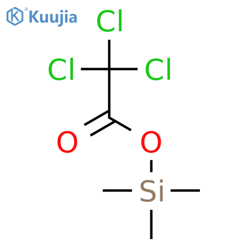 Acetic acid,2,2,2-trichloro-, trimethylsilyl ester structure