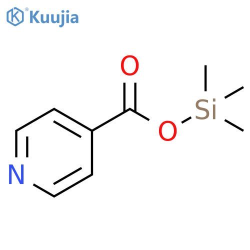 4-Pyridinecarboxylic acid, trimethylsilyl ester structure