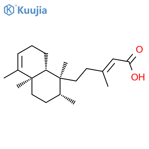 2-Pentenoic acid,3-methyl-5-[(1S,2R,4aR,8aR)-1,2,3,4,4a,7,8,8a-octahydro-1,2,4a,5-tetramethyl-1-naphthalenyl]-,(2E)- structure