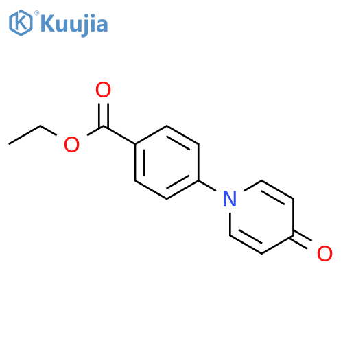 Ethyl 4-(4-oxopyridin-1(4H)-yl)benzoate structure