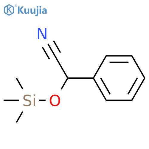 2-Phenyl-2-(trimethylsilyl)oxyacetonitrile (90%) structure
