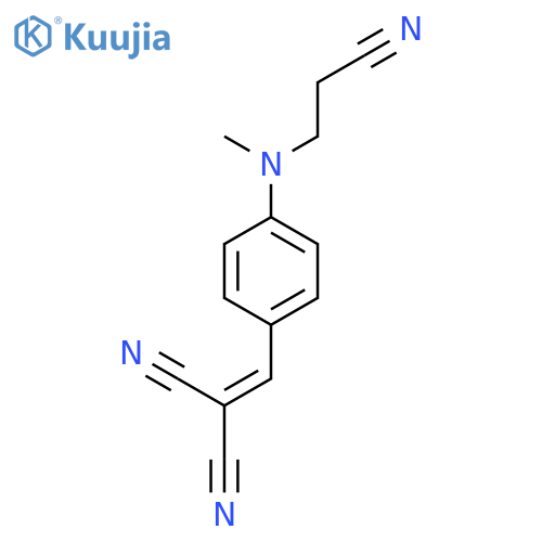 Propanedinitrile,2-[[4-[(2-cyanoethyl)methylamino]phenyl]methylene]- structure