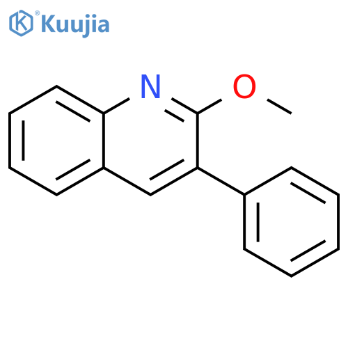 Quinoline, 2-methoxy-3-phenyl- structure