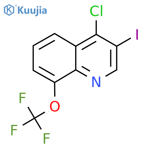 4-Chloro-3-iodo-8-(trifluoromethoxy)quinoline structure